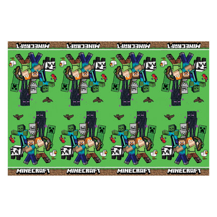Minecraft bordsduk plast 1,8 m