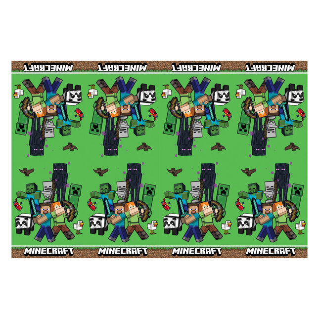 Minecraft bordsduk plast 1,8 m