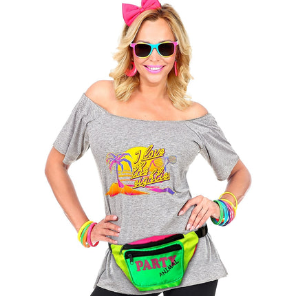 Neon 80S Höftväska