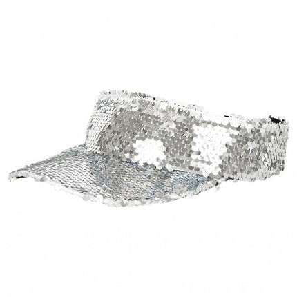 Solskydd med paljetter Silver