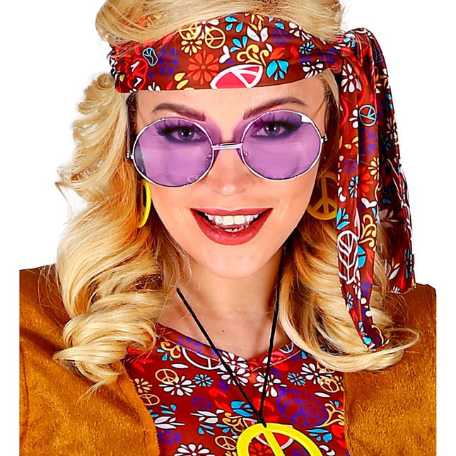 Lila glasögon 70-tal