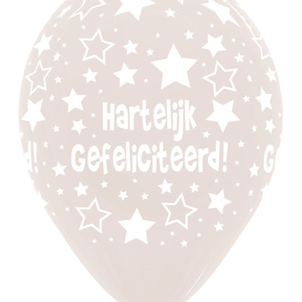 Ballonger Happy Birthday Klar 30cm 25st