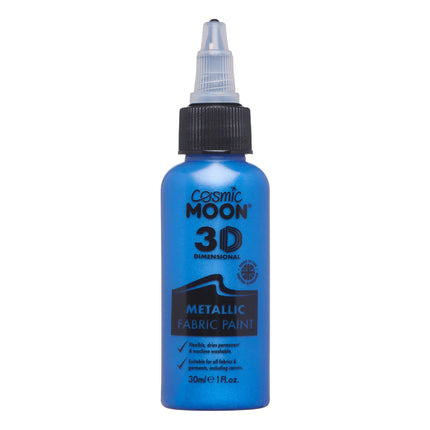 Cosmic Moon Metallic tygfärg blå 30ml