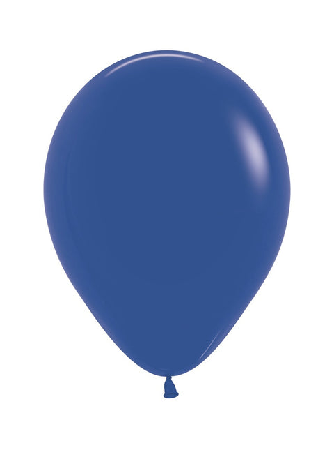 Ballonger Kungsblå 25cm 100st