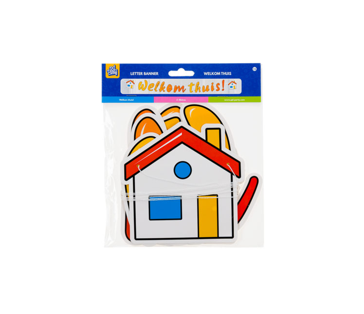 Välkommen hem brevgirlang 2,5m