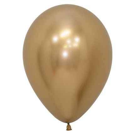 Ballonger Reflex Guld 23cm 80st