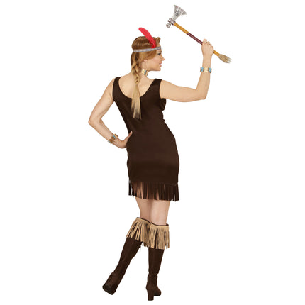 Indianklänning Brun Dam