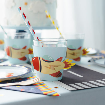 Space Cup-ärmar 23cm 6st