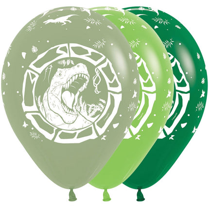 Ballonger Dinosaurie T Rex Mix 30cm 25st