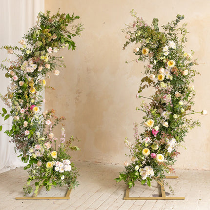 Guldbakgrundsram Halvbåge 2st