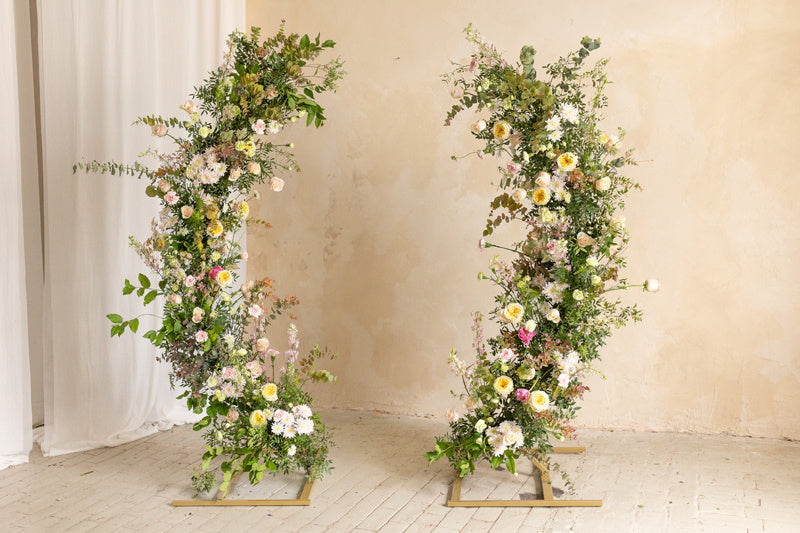 Guldbakgrundsram Halvbåge 2st