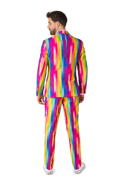 Regnbågsrandig kostym herr <tc>OppoSuits</tc>