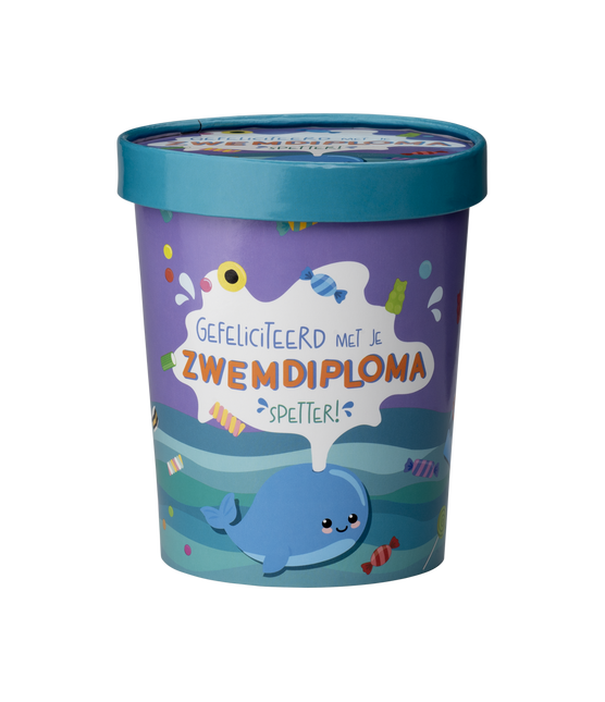 Godisskål Simning Diplom 12cm