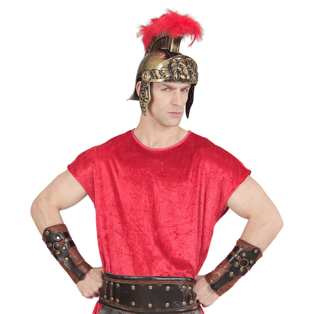 Romerska armskydd Brun