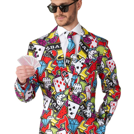 Casino Spelkort Ikoner Kostym Män <tc>Suitmeister</tc>