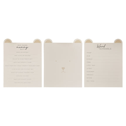 Baby Shower Kortspel Teddy 20st