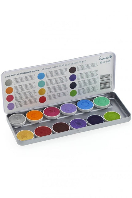 Färgade Schmink Syllie 12st