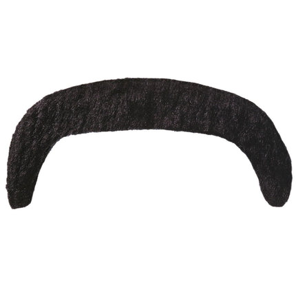 Svart Fake Moustache Macho