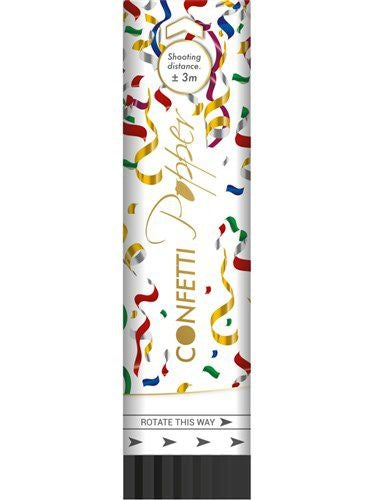 Färgad konfettikanon 20 cm