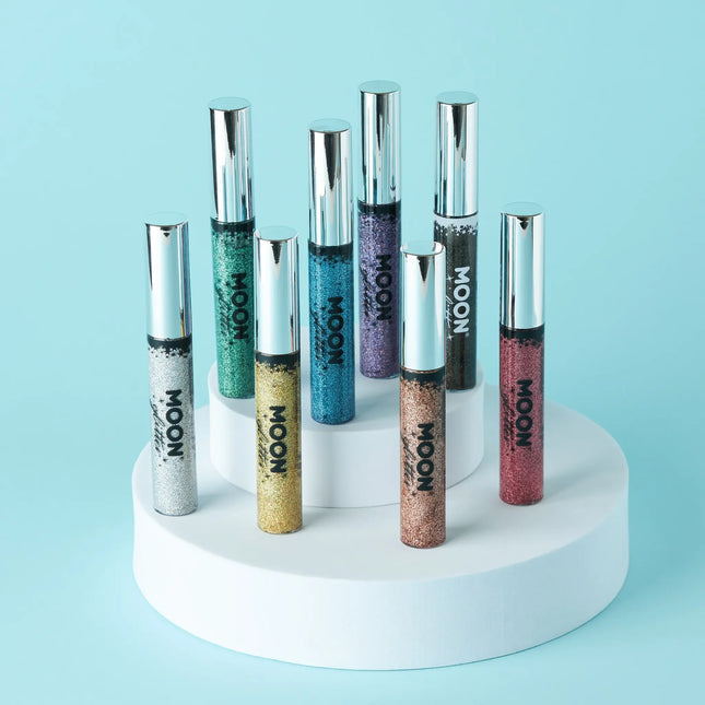 Moon Glitter Holografisk Glitter Eye Liner Silver 10ml