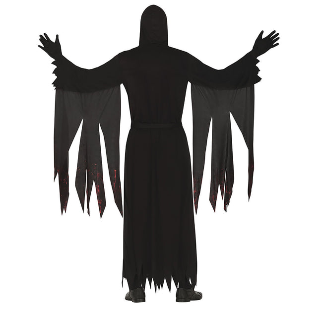 Mördare Halloweenkostym med huva, män