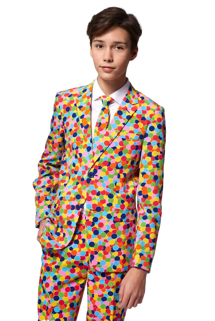 Party Konfetti Dräkt Pojke Tonåring <tc>OppoSuits</tc>