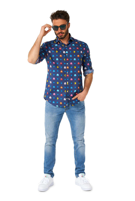Pixel PAC-MAN Skjorta Herr <tc>OppoSuits</tc>