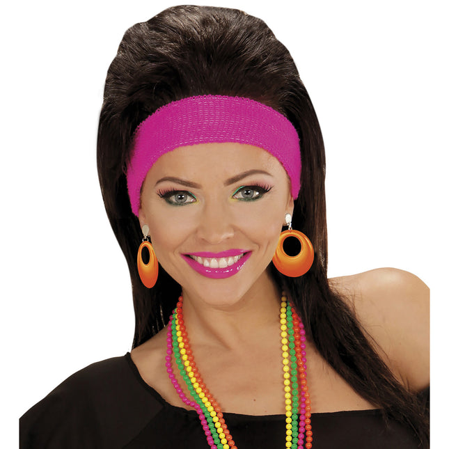 Neonorange örhängen