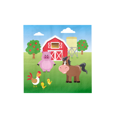 Bondgårdsservetter 33cm 16st