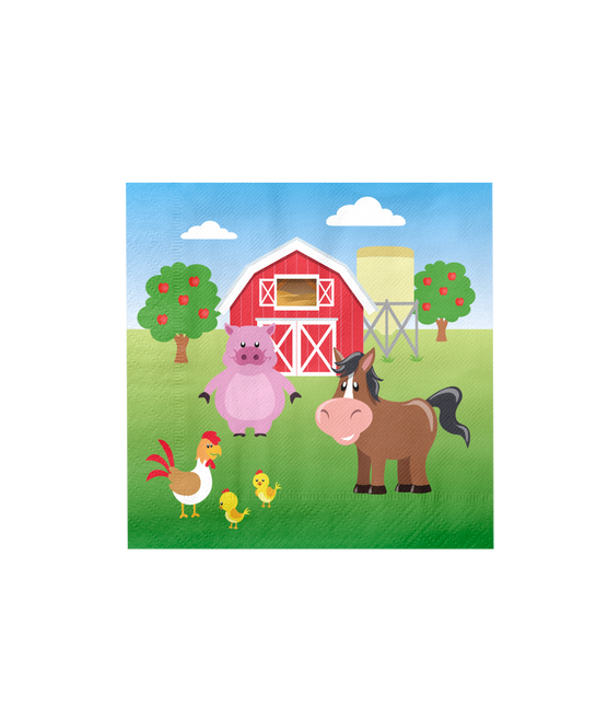 Bondgårdsservetter 33cm 16st