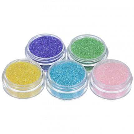 Färgat Glitter Tattoo Set Unicorn 5st