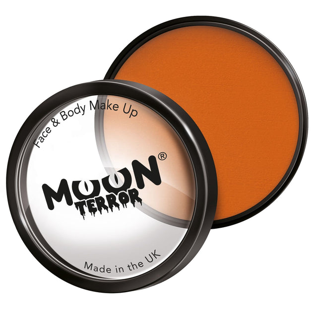 Moon Terror Halloween Pro Face Paint Cake Pots Pumpa Orange 36g