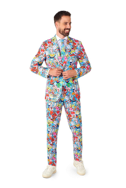 SpongeBob Frenzy Kostym Herr <tc>OppoSuits</tc>