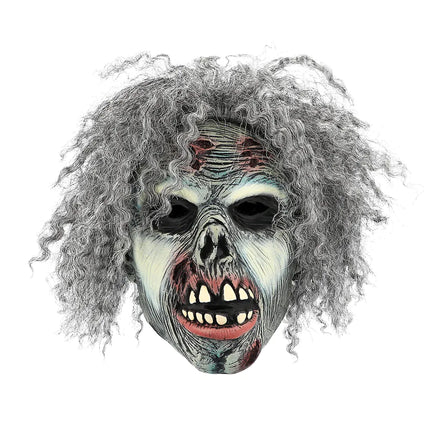 Halloween Mask Grå Zombie