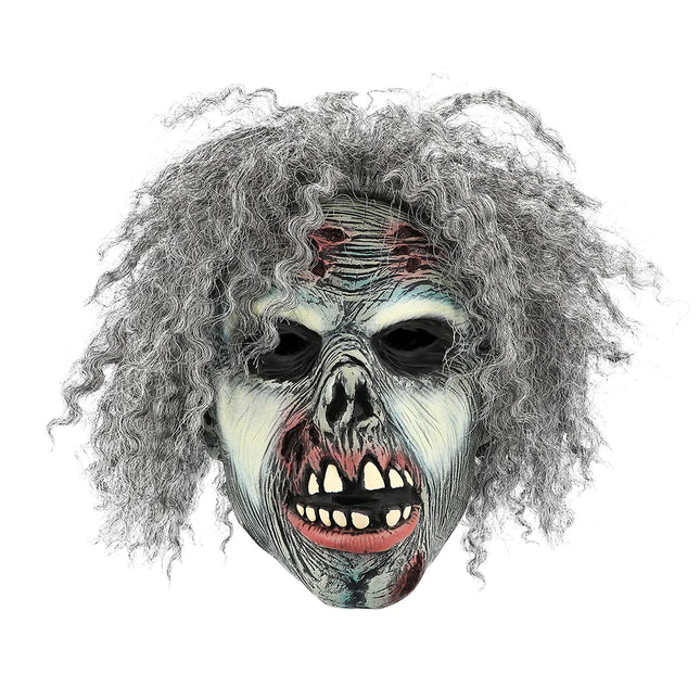 Halloween Mask Grå Zombie
