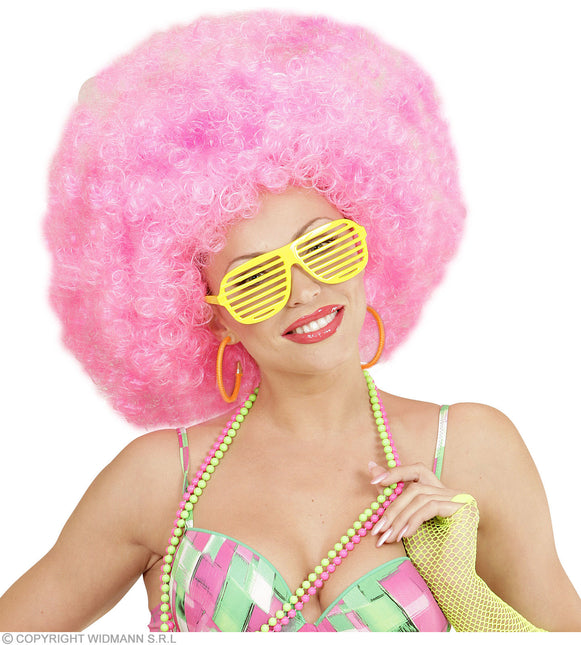 Neon orange örhängen ringar