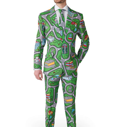 Spela Rug Green Suit Men <tc>Suitmeister</tc>