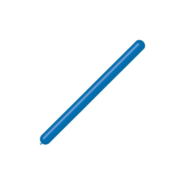 Blå modelleringsballonger 7,5cm 150cm 100st