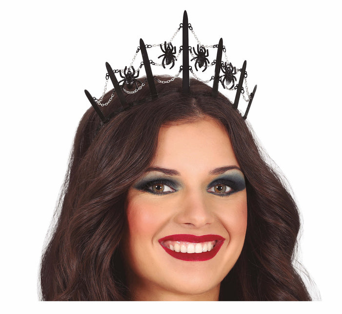 Halloween hårband Spindlar