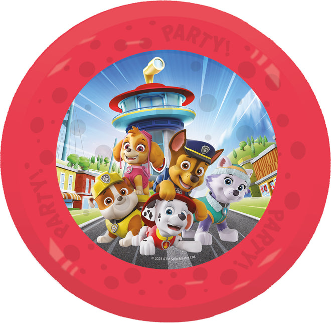 Paw Patrol Tallrik Återanvändbar 21cm