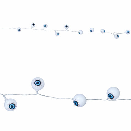 Halloween ljusgirlang LED ögon 1,3m