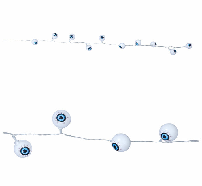 Halloween ljusgirlang LED ögon 1,3m