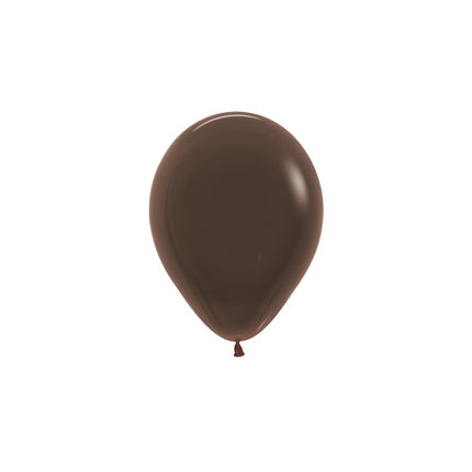 Ballonger Chokladbrun 12cm 50st