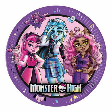 Monster High Tallrikar 23cm 8st