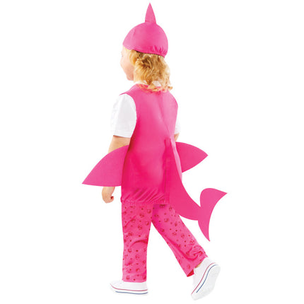 Barndräkt Baby Shark Rosa Mumie