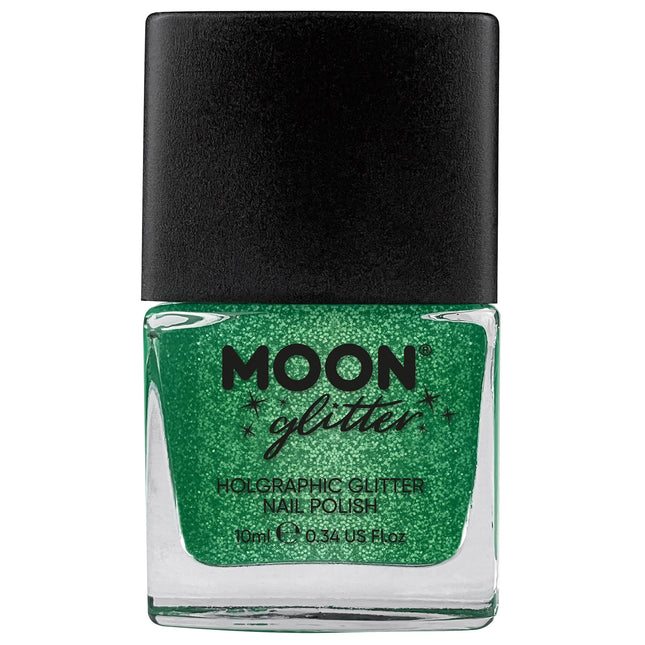 Moon Glitter Holografiskt Nagellack Grön 14ml