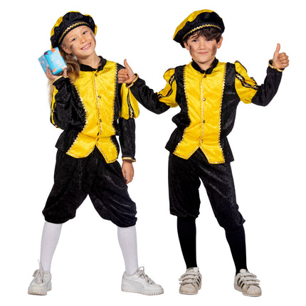 Pietenpak Kind Gul/Svart Luxe