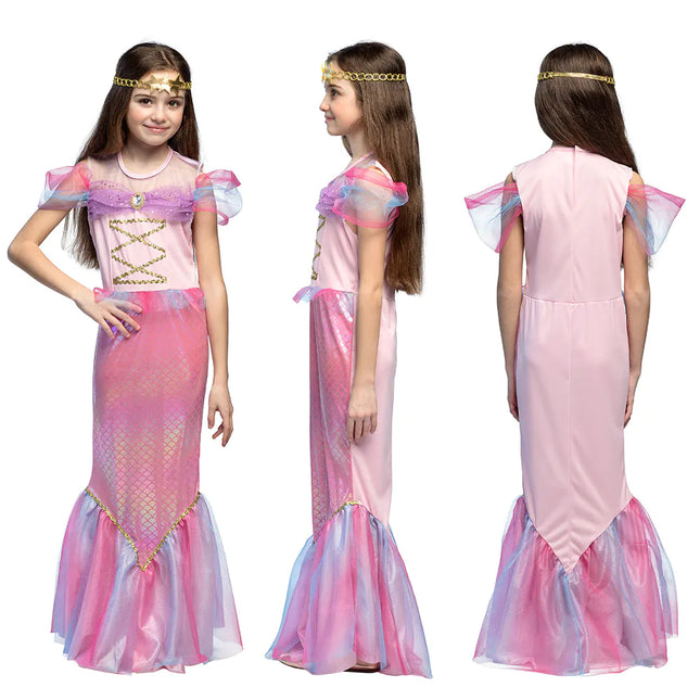 Sjöjungfrudräkt flickor