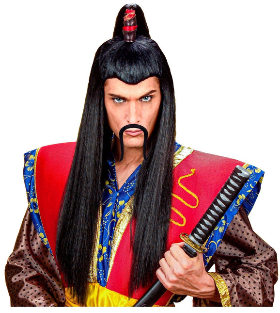 Kinesisk falsk mustasch Svart