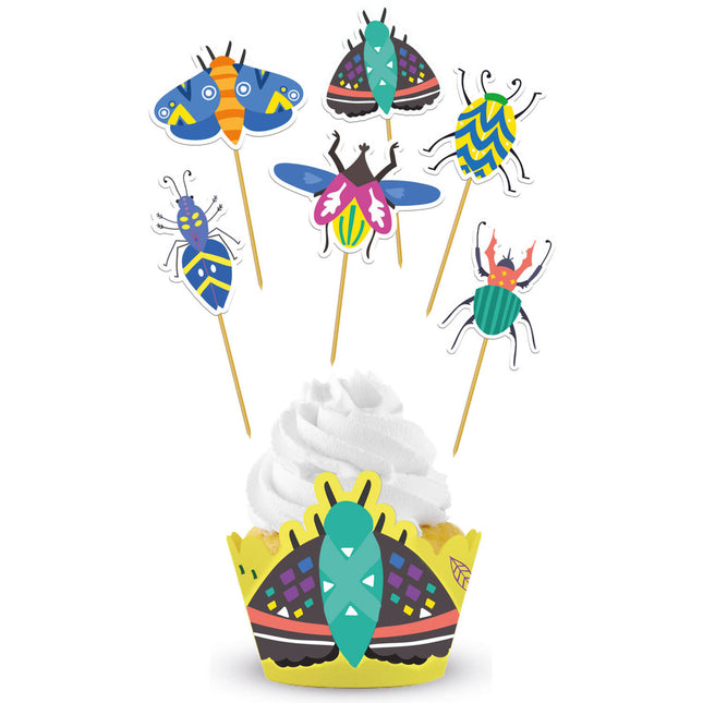 Bugs Cupcake Toppers 12st